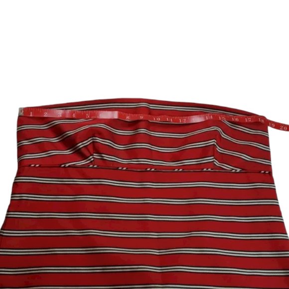 J. Crew Silk Striped Tube Top Size 14 - Picture 5 of 7